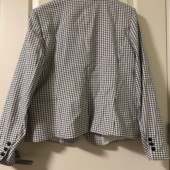 Black & White Checker Blazer (size L) - Picture 2 of 4
